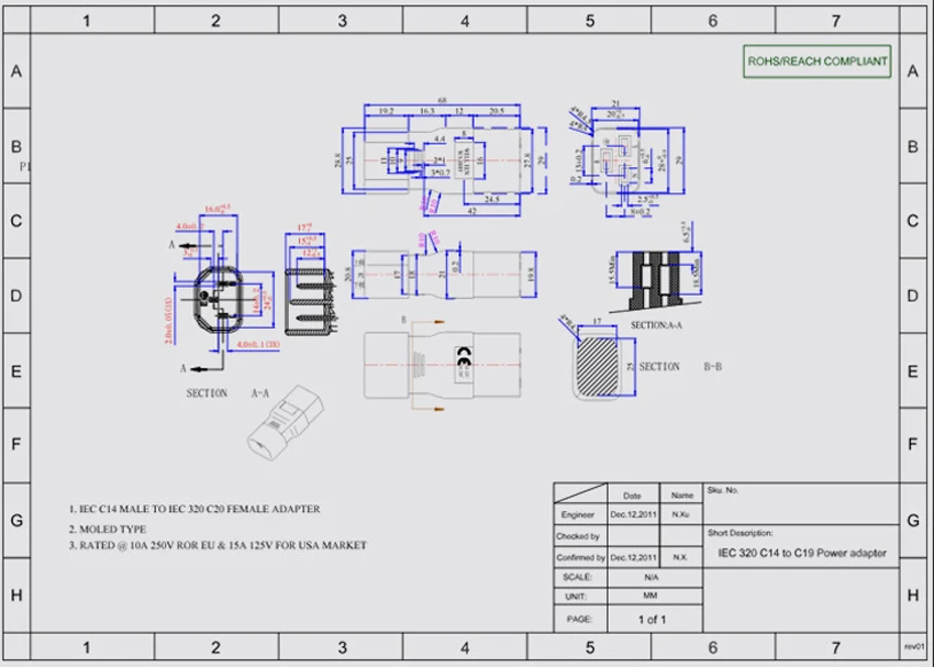    , UPS, PDUP, APC   ÷,  AC Ŀ ÷, 10A, 16A, IEC320, C14 -C19 
