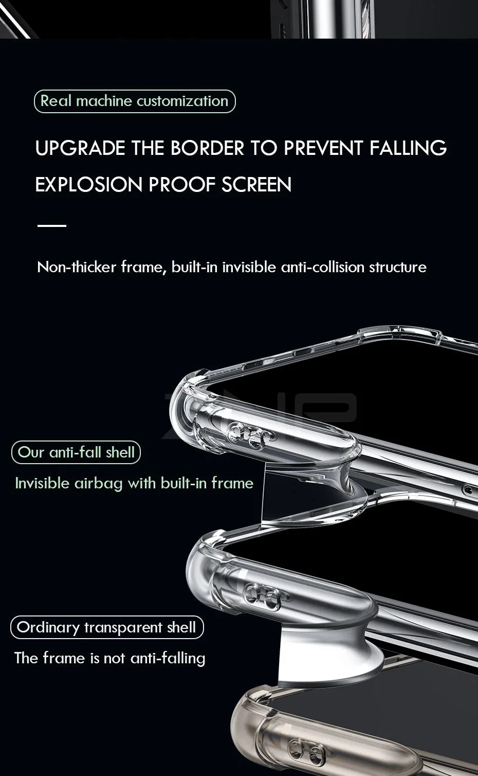 ZNP роскошный противоударный силиконовый чехол для iPhone 11 Pro Max мягкий прозрачный противоударный чехол s для iPhone X XR XS 11 Max чехол для телефона