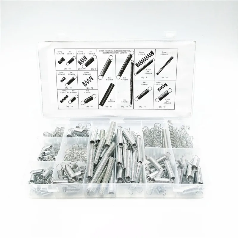 

Details about 200 Set Assorted Coil Spring Small Metal Steel Expansion Compressed Springs