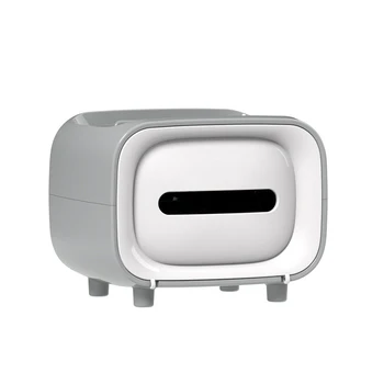 

Tissue Box Cover Removable Tray Napkin Holder Dispenser Storage Caddy Organizer Home Car Napkins Holder Case