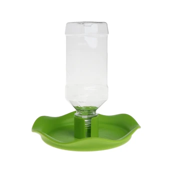 

Reptile Water Drinker Dispenser Food Basin Stand Lizard Feeder Dish Bowl Bottle