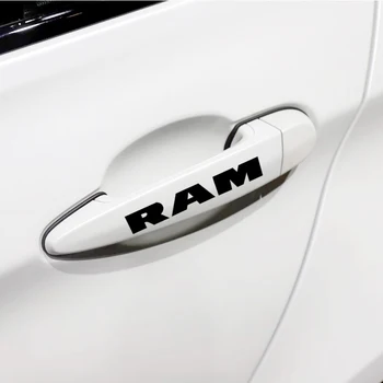 

4pcs Car Styling Car Door Handle Car Stickers Decoration For Dodge RAM Car Accessories