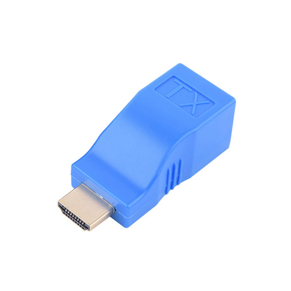 2 шт Мини HD 1080P 30 м усилитель сигнала HDMI удлинитель сетевой Ethernet адаптер
