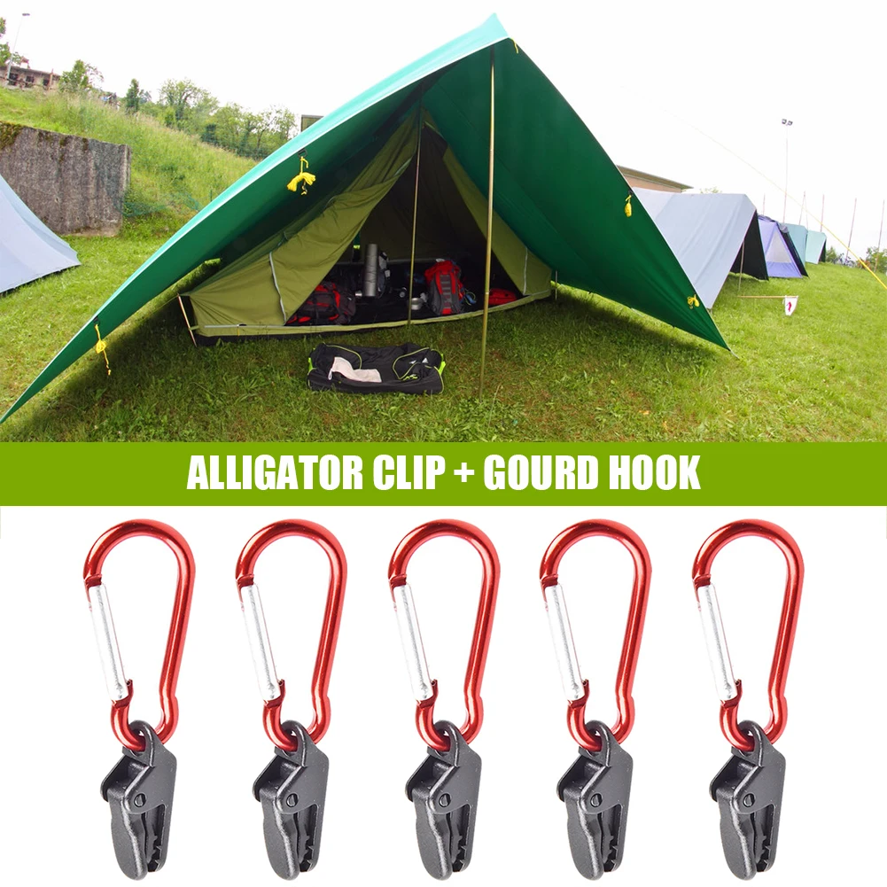 Tents & Canopies 20x Plastic Tent Clips Clamp Camp hiking tent Tarp