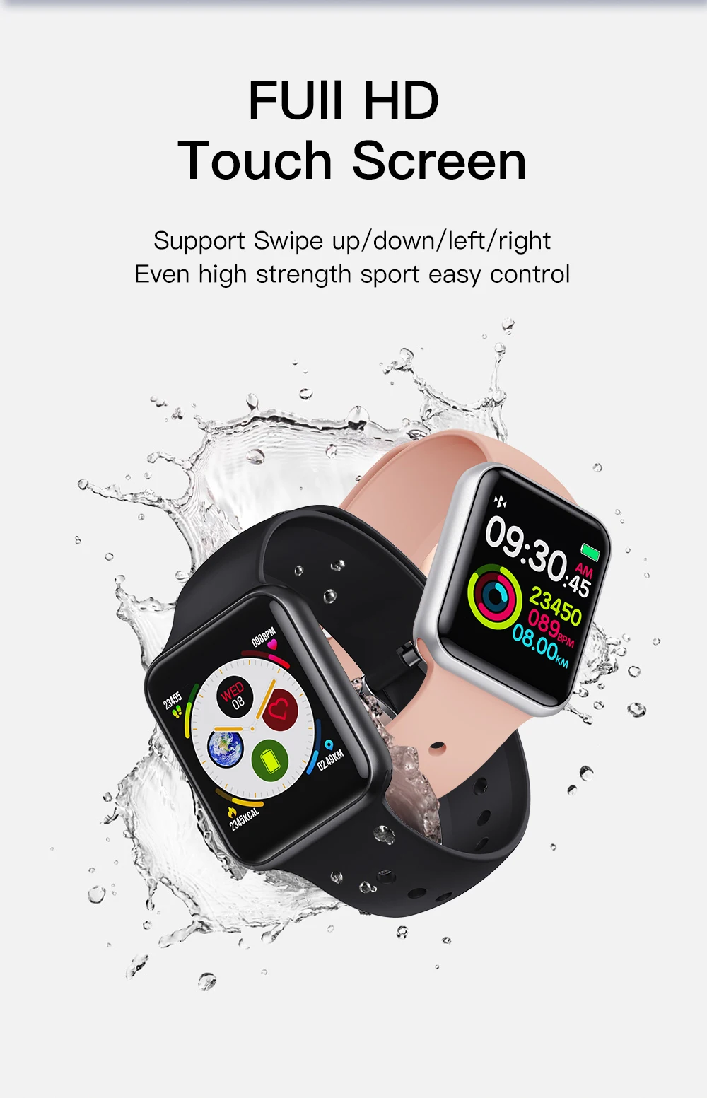 Makibes SN72 Bluetooth smartwatch 60days Standby Blood Pressure smart watch men for apple huawei Black Friday Christmas present_03