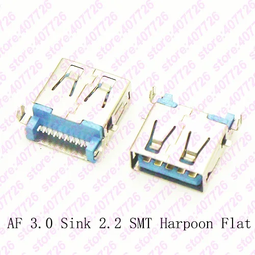 Высокоскоростная USB 3 0 AF раковина 10 шт. 2 разъема DIP & SMT гнездо для ноутбука u диск