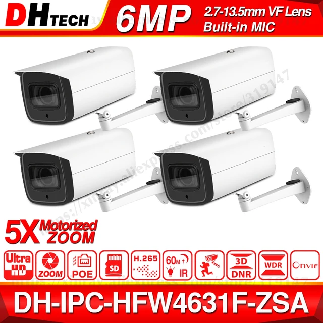 $US $399.00  Wholesale DH IPC-HFW4631F-ZSA 6MP Network IP Camera 2.7-13.5mm VF Lens 60m IR Micro SD Card Slot Bu