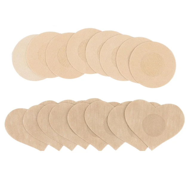 50pcs Women's Invisible Breast Lift Tape Overlays on Bra Nipple Stickers Chest Stickers Adhesivo Bra Nipple Covers Accessories 5