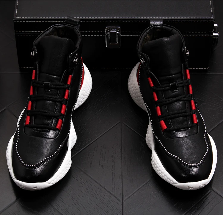 New Men Shoes Autumn Sneakers Men Breathable Casual Shoes Men Leather Shoes Fashion Men Loafers Tenis Masculino Man Shoes