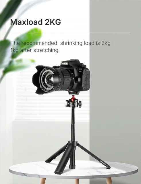 Ulanzi MT-16 Camera Tripod Stand Holder, Mini Tabletop Tripod Selfie Stick  with Cold Shoe, Travel Tripod for iPhone 12 Canon G7X Mark III Sony ZV-1 RX  in Guwahati at best price by