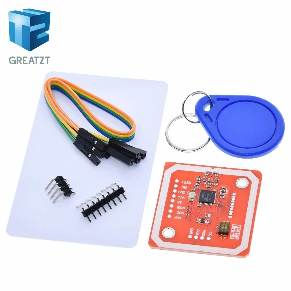 1 комплект GREATZT PN532 NFC RFID беспроводной модуль V3 пользовательские комплекты писатель режим IC S50 карты PCB аттенна IEC IIC SPI HSU для Arduino