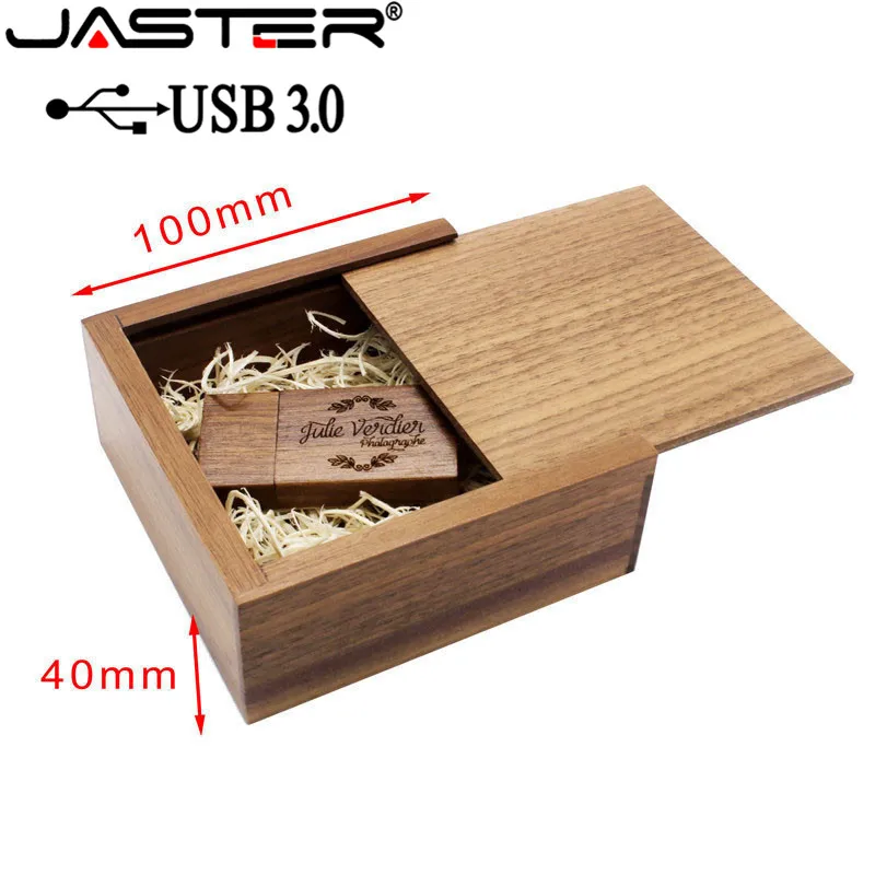 JASTER USB 3 0 грецкий орех клен фотоальбом usb + коробка флэш накопитель 64 ГБ 16 32