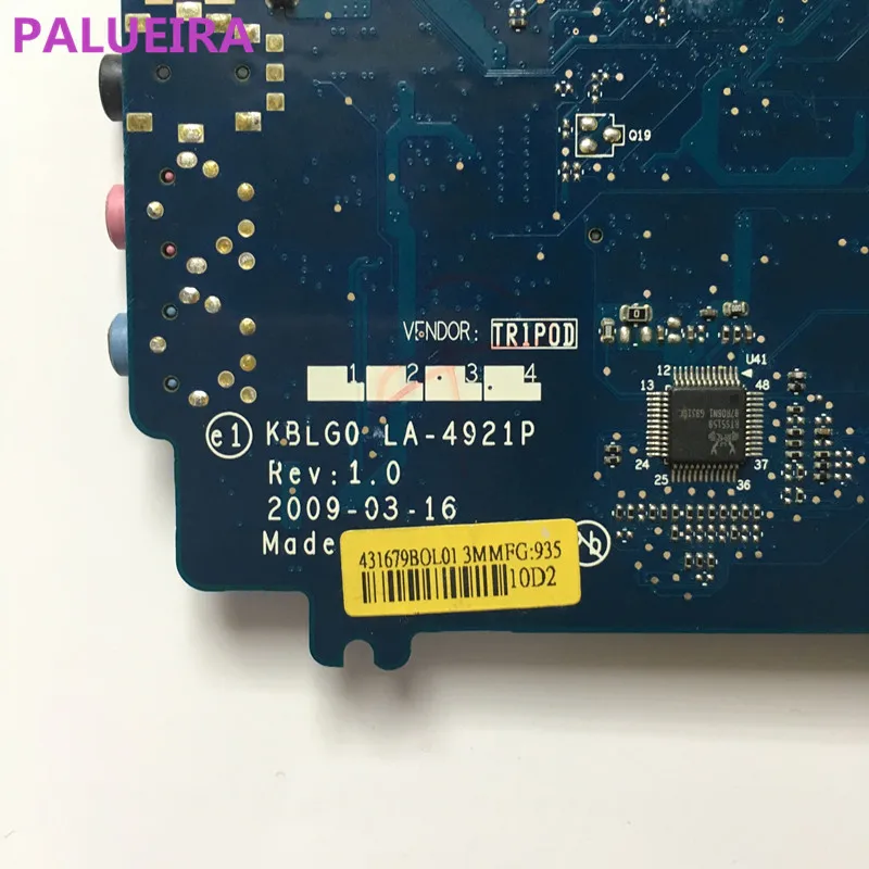 PALUBEIRA Высокое Качество MB. PBE02.001 MBPBE02001 для acer Aspire 4535 4535G материнская плата KBLG0 LA-4921P полностью протестирована