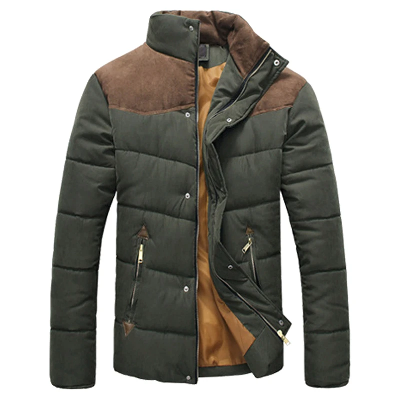 4XL осенне-зимние пальто, Мужская парка, хлопковые теплые толстые куртки, пальто, мужская верхняя одежда, куртка для мужчин s, Мужская брендовая одежда, большой размер