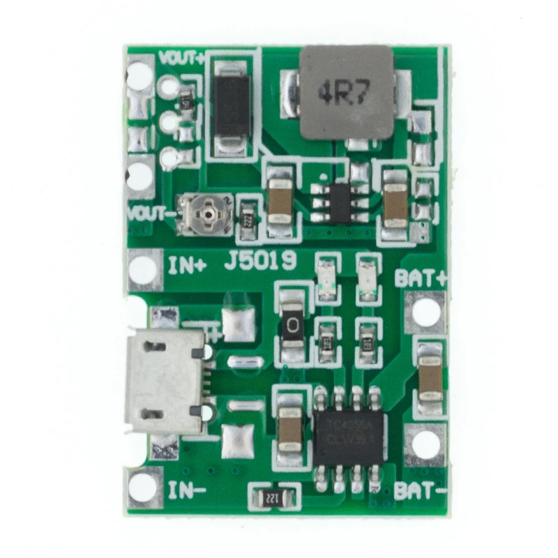 

3.7V 4.2V Lithium Li-ion 18650 Battery Charger Board DC-DC Step Up Boost Lithium Battery Charging Step-Up Board Module