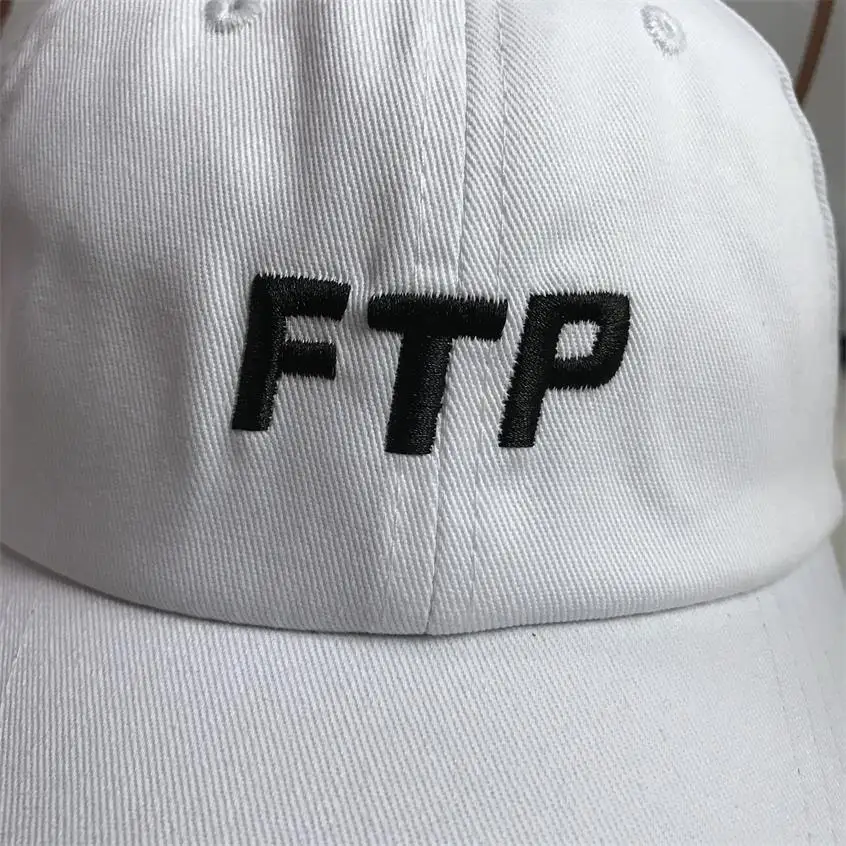 FTP бейсболка Мужская Женская вышивка хлопок шляпа папы костяная хип-хоп бейсболка кепка водителя грузовика гольф Открытый регулируемый Повседневный Harajuku