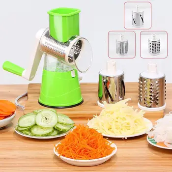 

Manual Vegetable Cutter Round Mandoline Multi Slicer Kitchen Accessories Gadgets Cucumber Grater Shredder Chopper Cuisine Tools