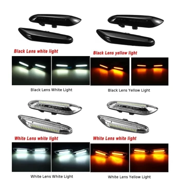 

Repeater Side Marker Lights Turn Indicator LED Lamp For BMW E46 E60 E82 E90 E92 Replacement Parts