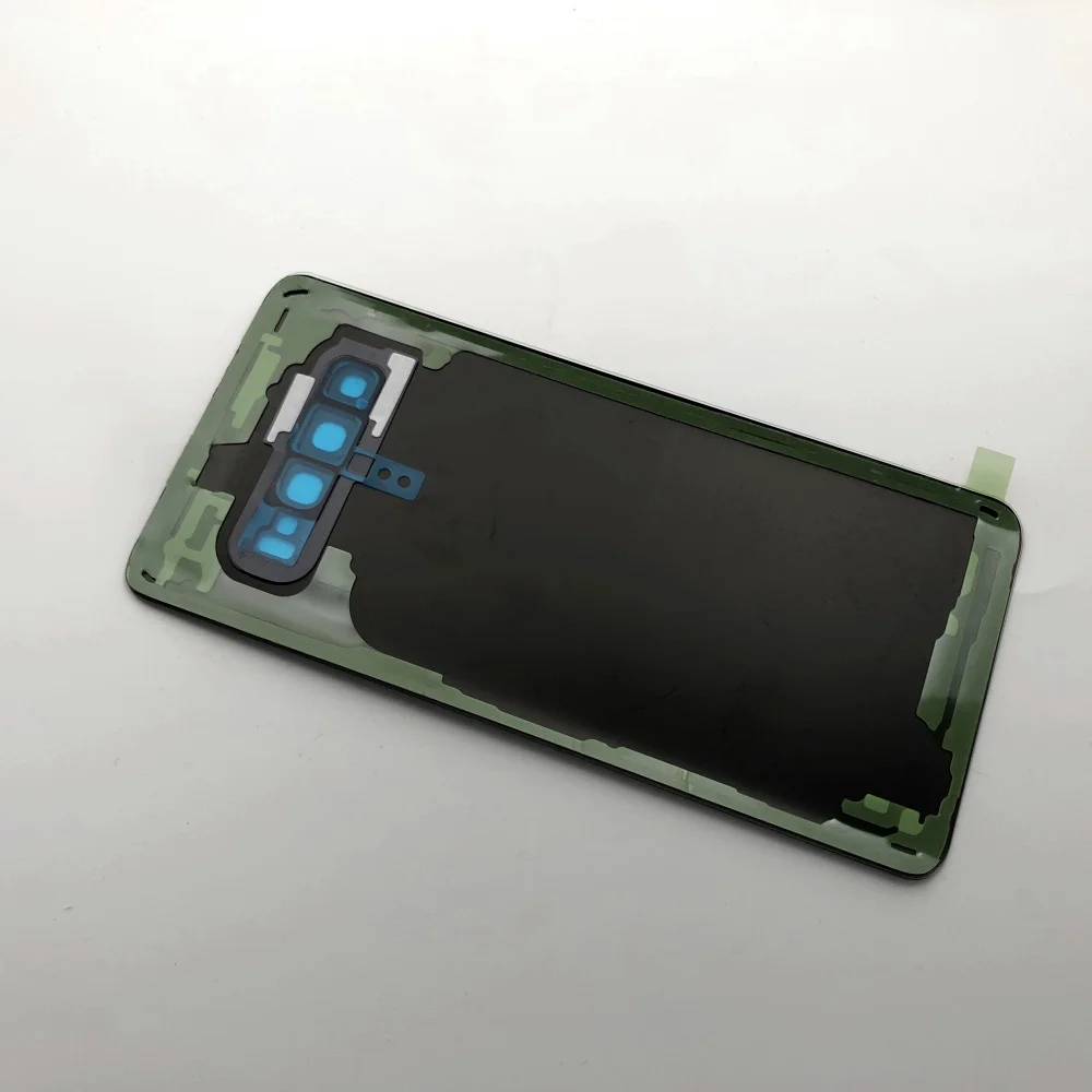 Задняя стеклянная Замена для Samsung Galaxy S10 S10e Plus + крышка батареи задняя дверь корпус