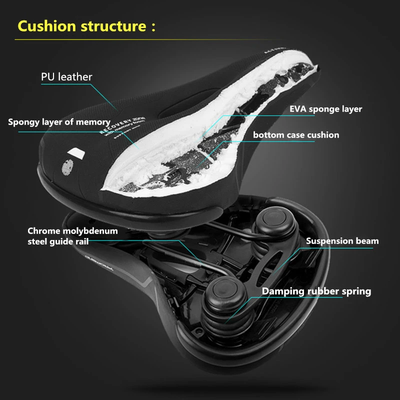 PROMEND Bicycle Saddle Breathable Soft Comfortable thicken Memory Sponge Cushion bike Seat Road MTB Bike Parts Bicycle seat