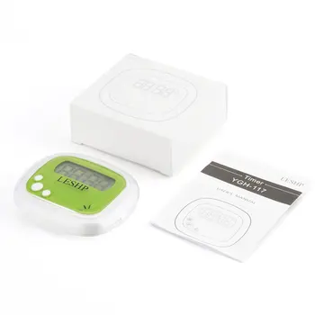 

LESHP Portable Mini ABS LCD 4 Digits Display Digital Magnetic Back Kitchen Timer Countdown Timer With Timer Memory Recall