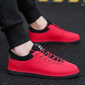 

Tide Fashion Men Shoes Casual Shoes For Male Nice Style Youths Comfortable Men Masculino Zapatos Rubber Flat Adultos Sneakers