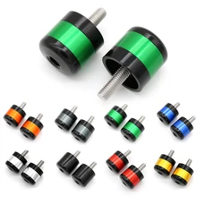 Для Kawasaki Ninja 125 250R ZZR250 EX250 Ninja 250SL Ninja 300 EX300 мотоциклетные ручки на руль, наконечники, крышки