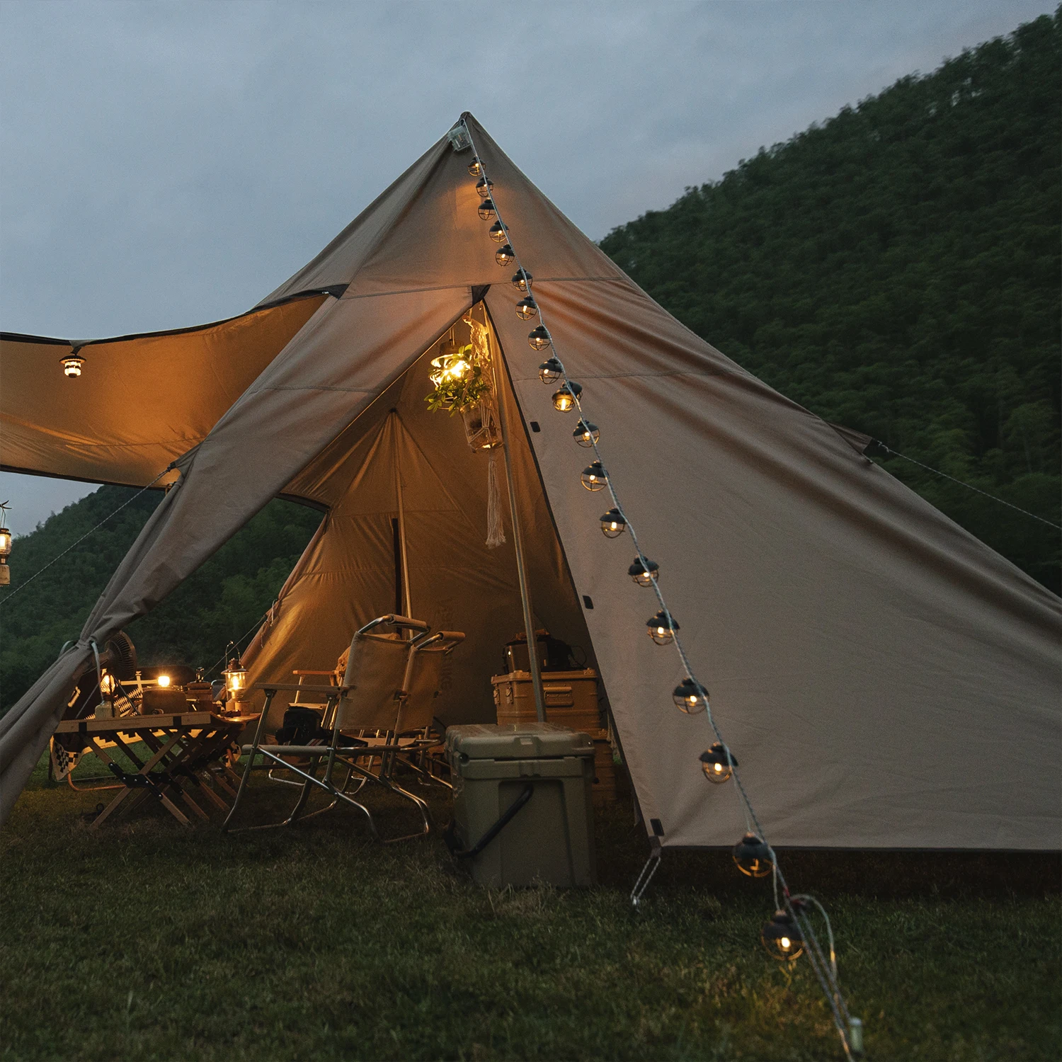 Naturehike テントLight Outdoor Travel Naturehike 2022 Outdoor Atmosphere String Lights Outdoor Retro