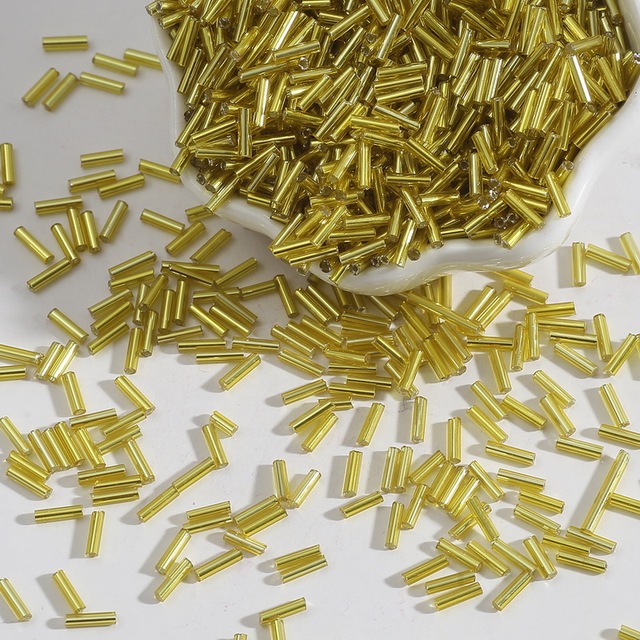 2x7mm Austria Crystal Tube Glass Beads Spacer Seed Beads For Jewelry Making DIY Necklace Bracelet