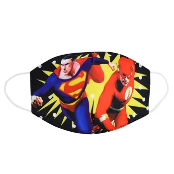 

Cross-border foreign trade masks into a population mask dust-proof breathable anti-haze mask Superman pattern child mask D37