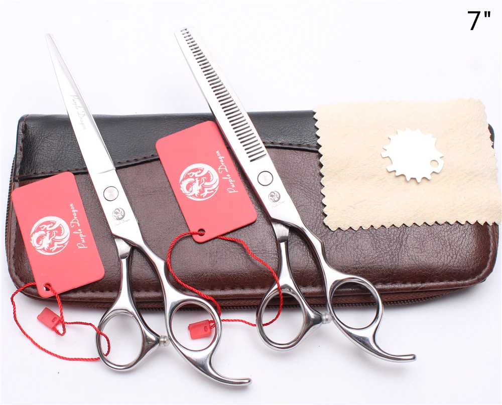 

1Pair 5.5" 6" 6.5" 7" Purple Dragon Barber Scissors Cutting/Thinning Scissors Professional Hair Scissors or Pets Scissors Z1006
