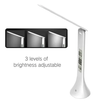 

Table Lamp Rechargeable Desk Lamp Study Lamp Touch Switch Modern LCD Table Lamp Flexible For Student Reading Study Desk Light