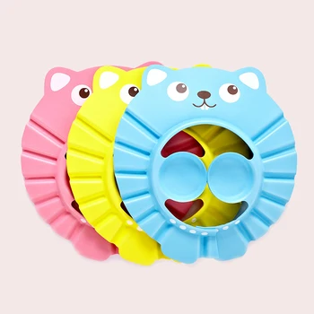 

Baby hat shampoo cap adjustable newborn shower cap safety toddler protect eyes ears bath shield sun visor children's supplies