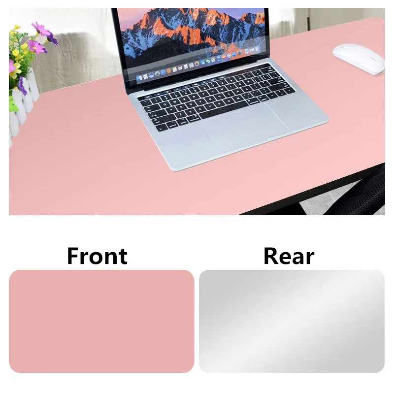 40*80/45*90cm PU Computer Desk Gaming Mouse Pad Large Size Desktop Mat for Office Organizer Anti-slip PC Computer Gamer Mousepad - Цвет: D