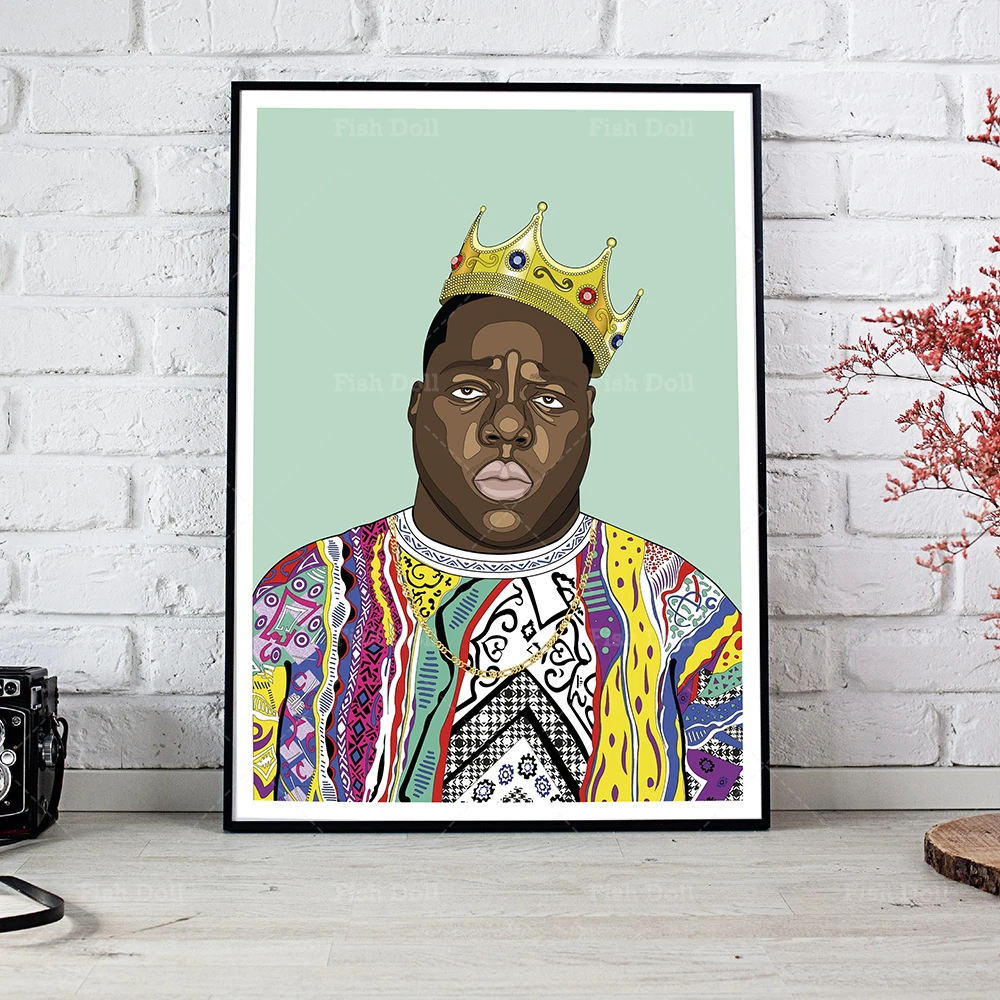 Notorious BIG poster original print for music gift and wall decor