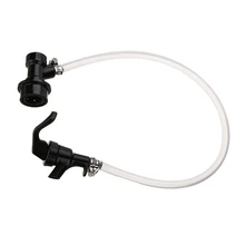 Нержавеющие стальные зажимы для шланга 8 мм-12 мм пивная Линия Комплект ж/насадка для пикника и шаровым замком для Корнелиус аксессуары Домашнего Пива