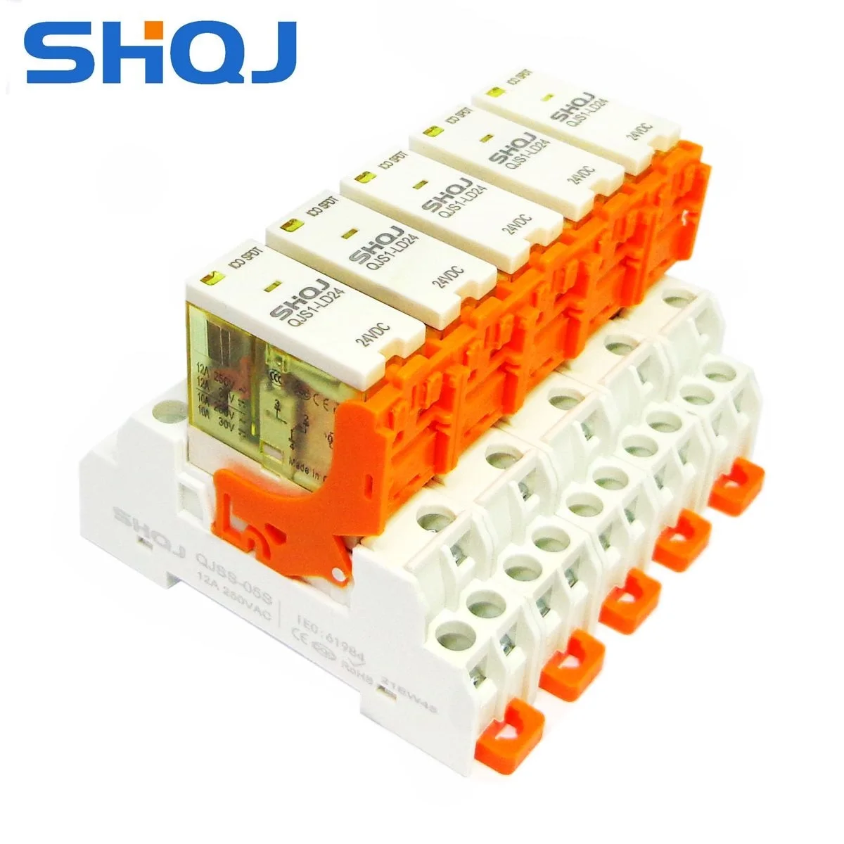 conjunto rele intermediario 1co 12a 2co 8a spdt dpdt 03
