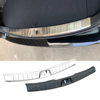 

1 Pcs Rear Trunk Scugg Plate Door Sill Cover For Subaru Forester SK 2019 ABS Stainless Protector Cover Rear Inner Bumper Trim