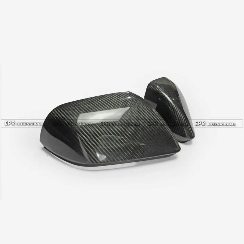 

Car Styling 2015 Mustang Carbon Fiber Mirror Cover Stick On Type Without Lamp Position Glossy Fibre Exterior Trim Auto Body Kit