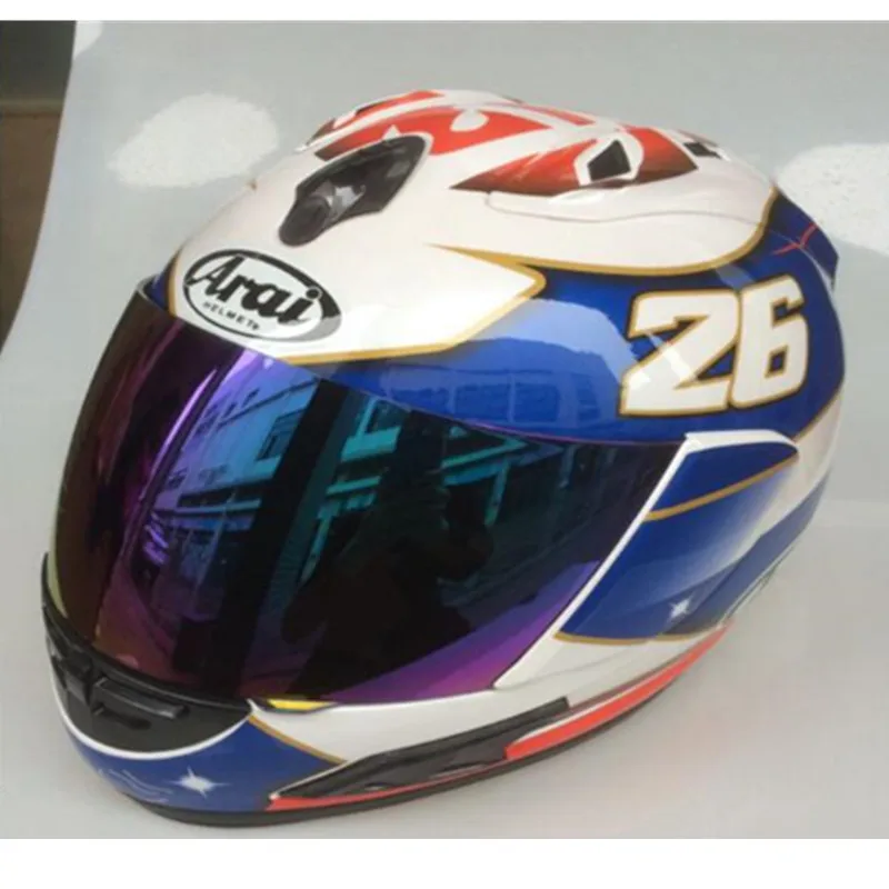 

ARAI RX-7 Motorcycle Helmet RX-7 EU/ CORSAIR-X US IOM TT Full Face Motocoss Racing Helmet Isle ,Capacete