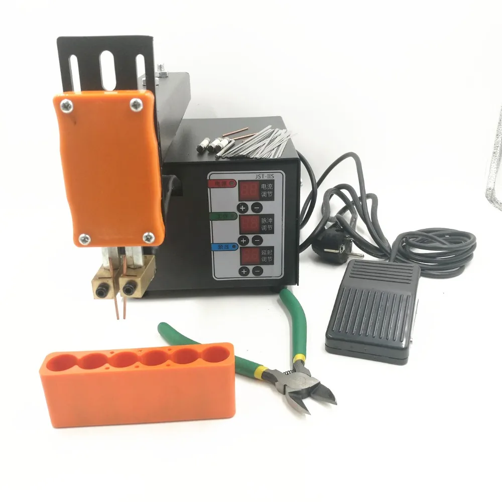 

Battery Spot welder Machine 18650 Lithium Battery spot welding / Welding Machine 220V 3KW With Welding Arm Battery Fixture