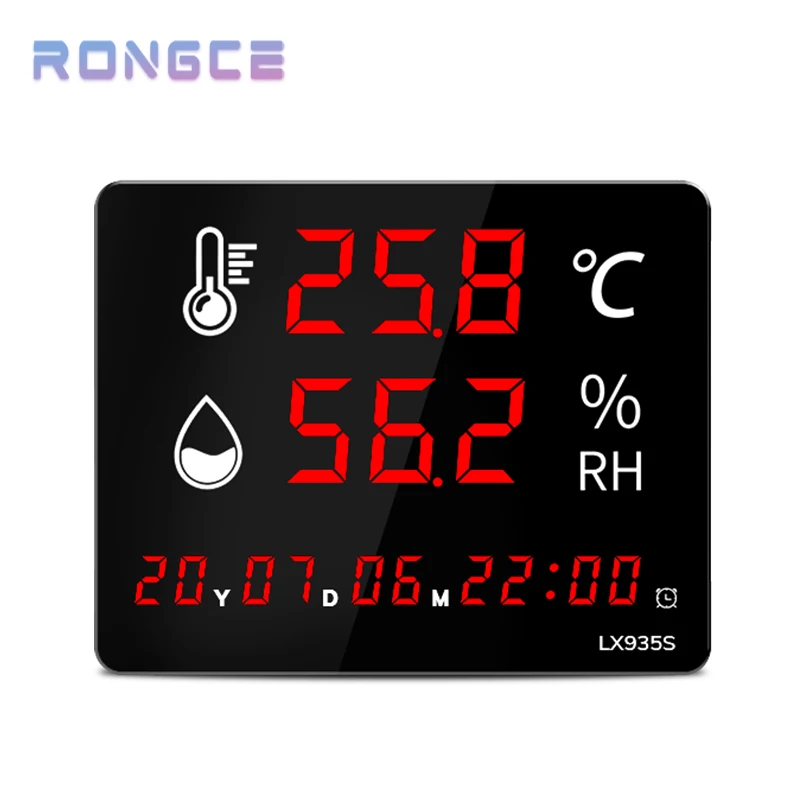LED Thermometer Digital thermometer Hygrometer Industrial with