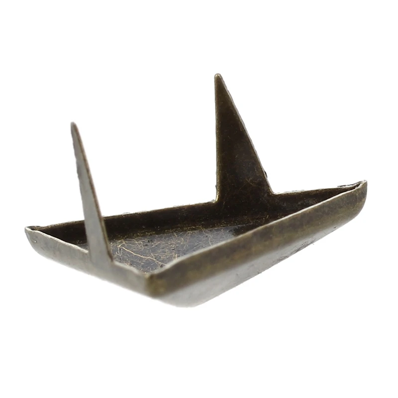 100X Supports Metal Spikes rivets 14mm for bag / shoes / gloves