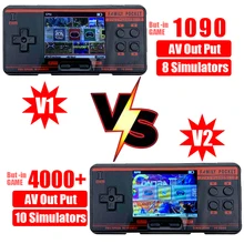 Novo fc3000 handheld game console 8 simulador de tela colorida das crianças jogo console para pxpx7 preto cinza dropshipping