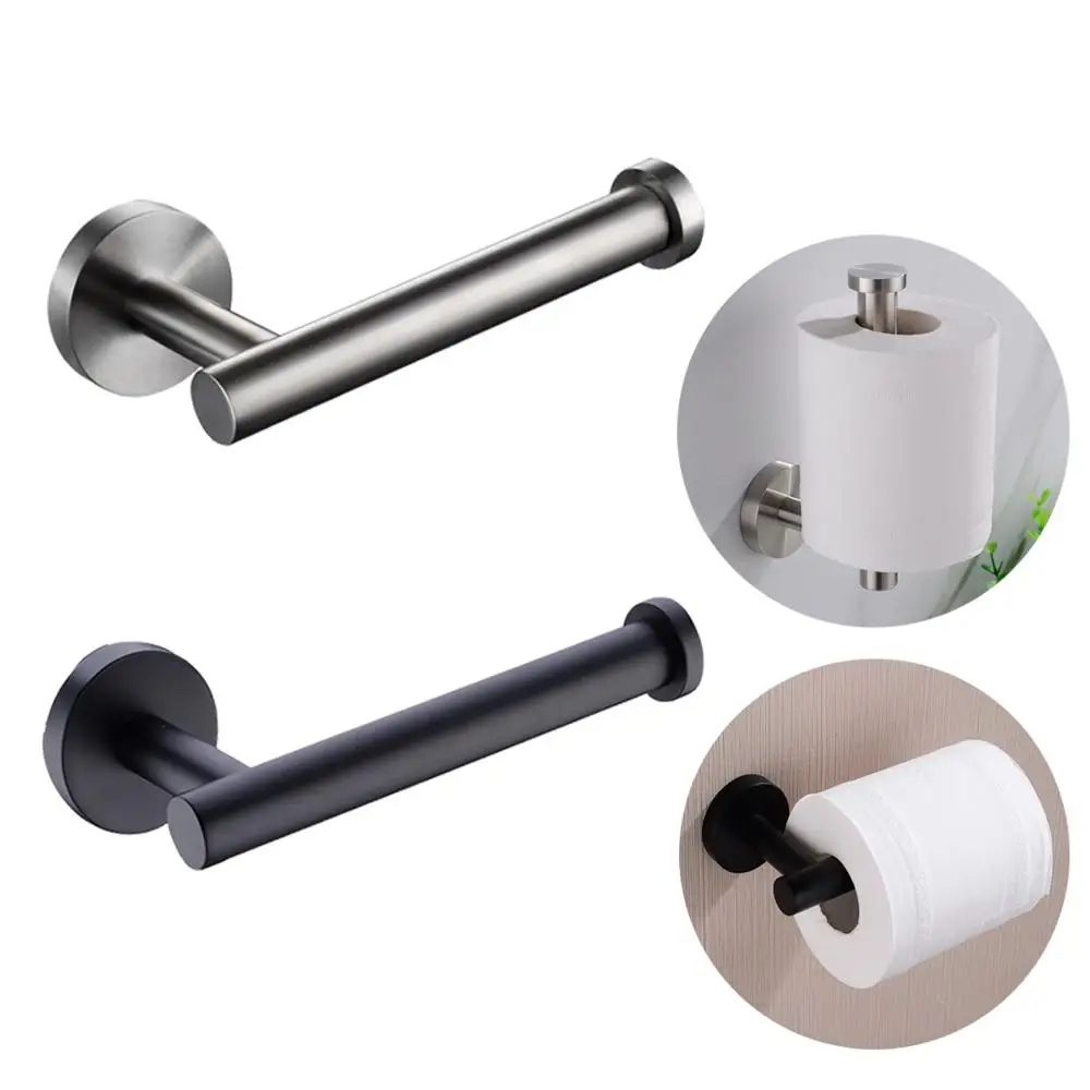 

Stainless Steel Paper Holder Sleek for Toilet/Kitchen Holder Sleek Matte Black