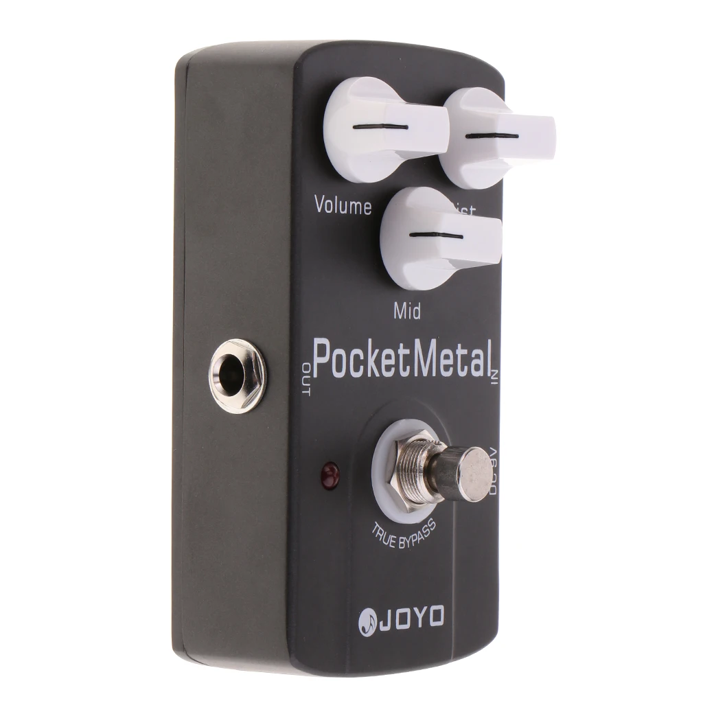 

Finest Guitar Pocket Metal Effects Distortion Volume Mid Dist Control Knob