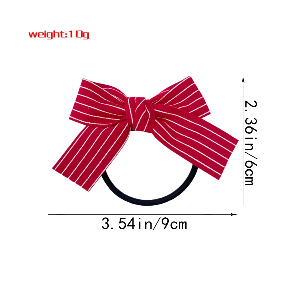 2pcs Baby Girls Fashion Bow Tie Rubber Band Elastic Hair Rope Red Knot Love Wave Spot Hair Butterfly Headwear Hair Accessories baby accessories coloring pages	 Baby Accessories