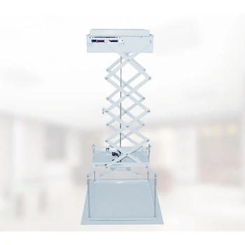 

1PC 110/220V 70CM Projector Bracket Motorized Electric Lift Scissors Projector Ceiling Mount Projector Lift With Wireless Remote
