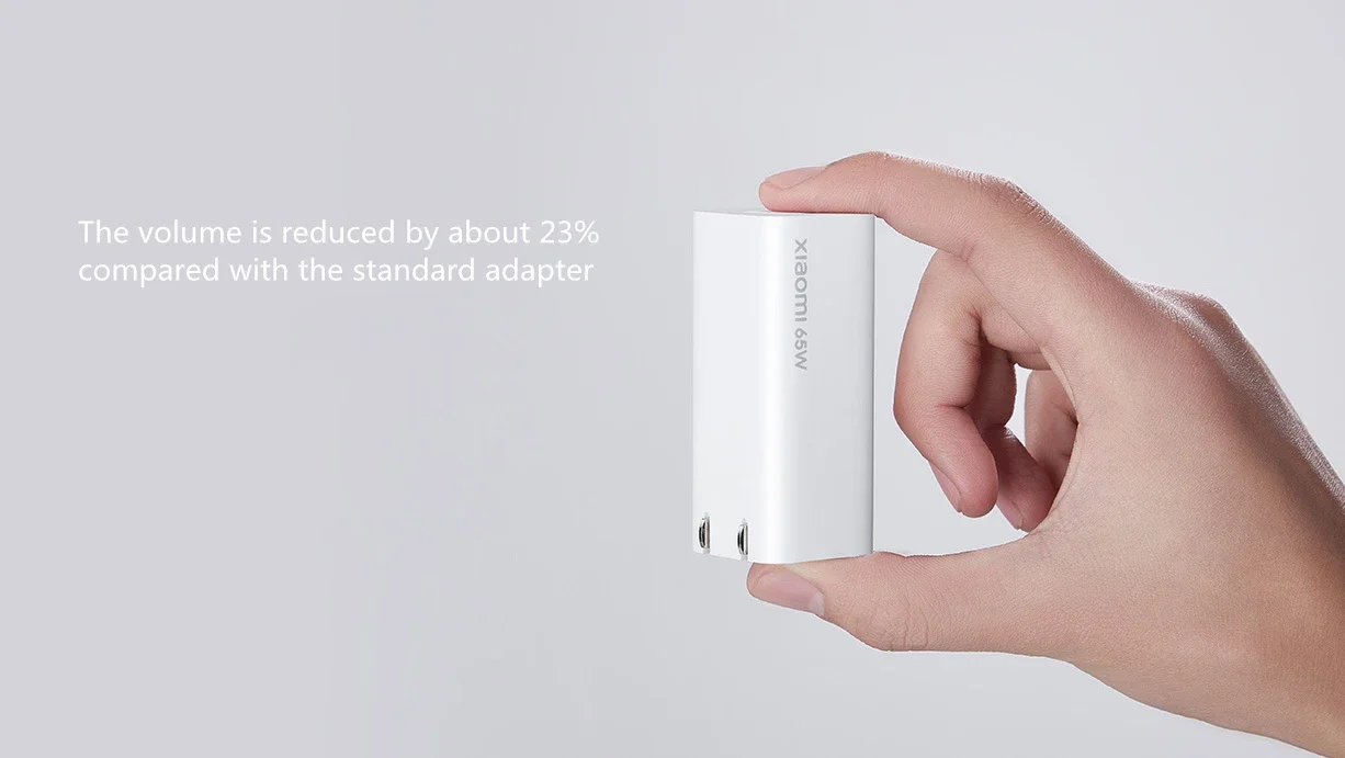 Original Xiaomi AD652G 65W GaN Charger Dual Ports Type-C + USB-A QC3.0 PD Charger for Laptop for Samsung Galaxy S21 Note S20 ultra Huawei Mate40 P50 OnePlus 9 Pro for iPhone 12 Pro Max