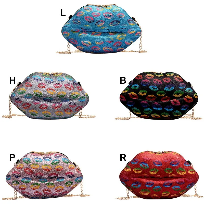 

2019 Women New Style Personality Printed Colorful All-match Concise Casual Shoulder Bag